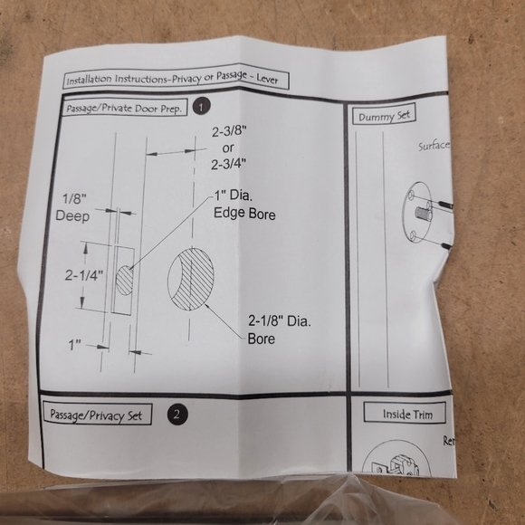Emtek Passage Lever Set - Picture 5 of 5